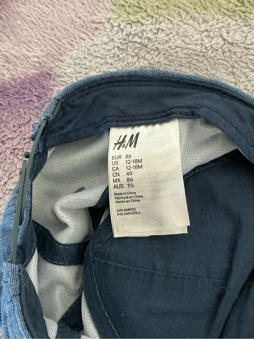 H&M Cotton SnapBack Hat for Kids